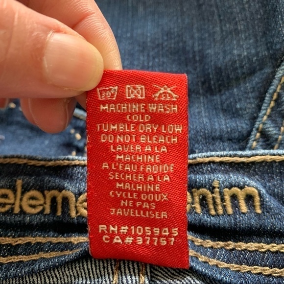 ELEMENT Denim Blue Wash Women’s Capris Jeans Size 7 - Picture 10 of 13